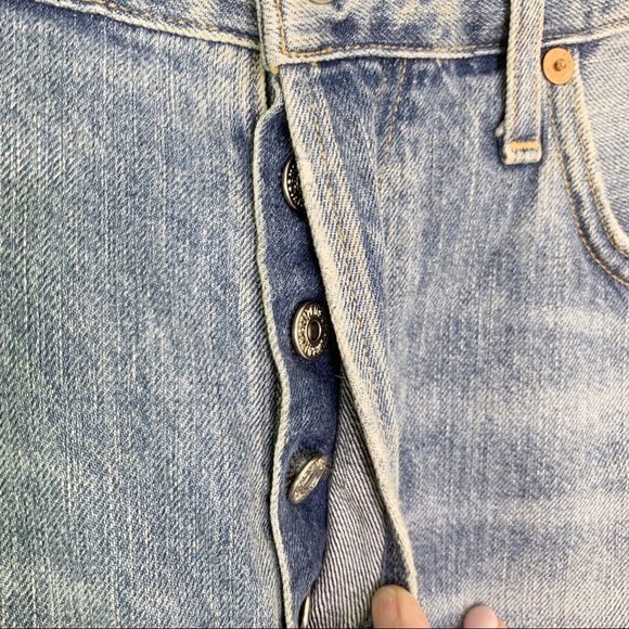 CITIZENS OF HUMANITY Jeans Liya High Rise Classic Crop Side Color block 27 - Picture 5 of 13